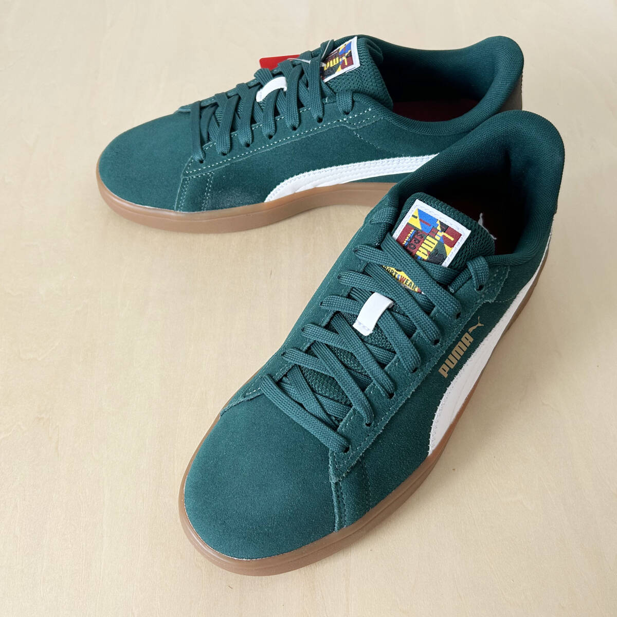 【新品特価】26cm 緑/ガム プーマ イヤー オブ スポーツ PUMA SMASH 3.0 YEAR OF SPORT GREEN/GUM US8/26cm 397484-01