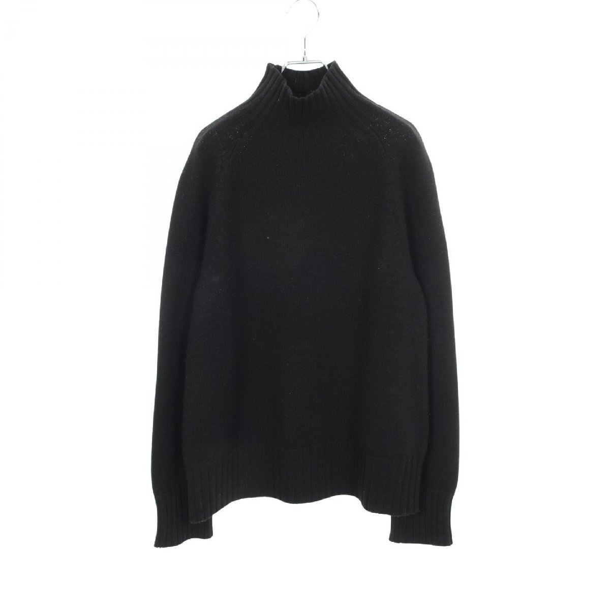 マックスマーラ MAX MARA タートルネック ニット 衣料品 トップス ウール ブラック系 【中古】