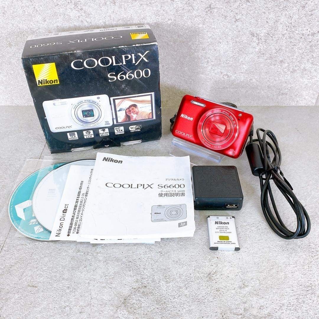 Nikon COOLPIX S6600 コンパクトデジタルカメラ Wi-Fi対応
