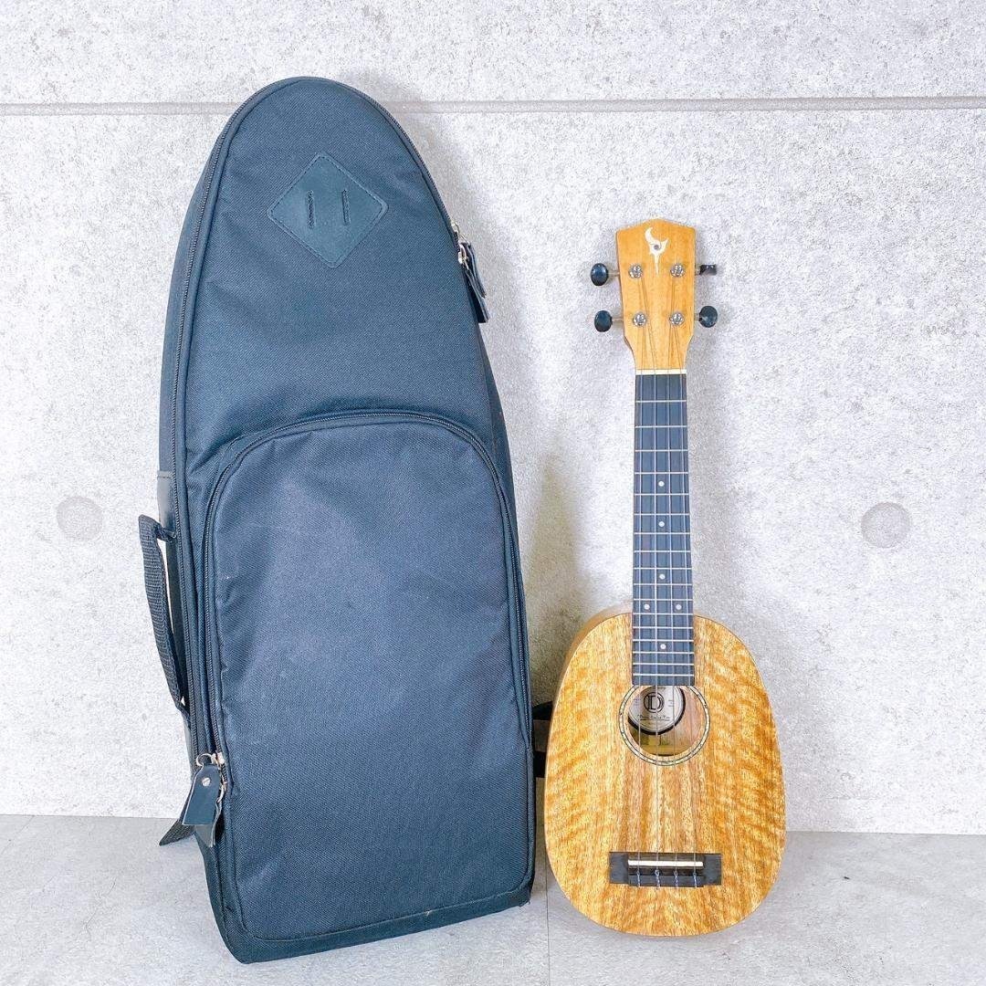 DCT KOKOMO-7 ウクレレ パイナップル型 ソフトケース付き