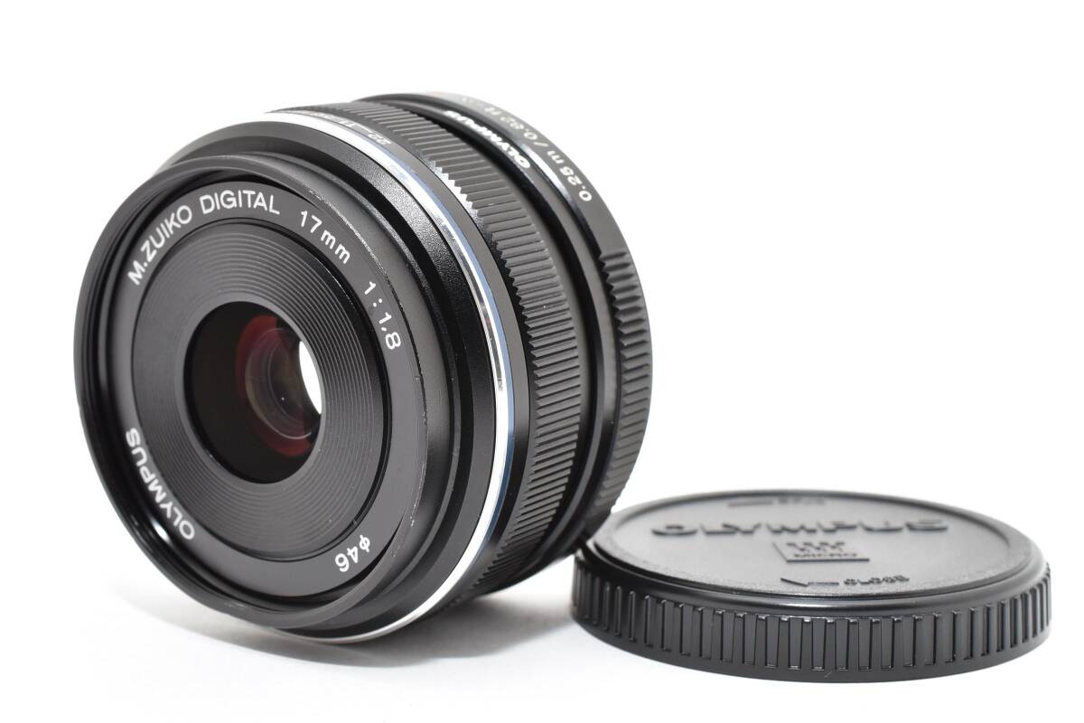 ★極上美品★ OLYMPUS M.ZUIKO DIGITAL 17mm F1.8 ブラック マイクロフォーサーズマウント