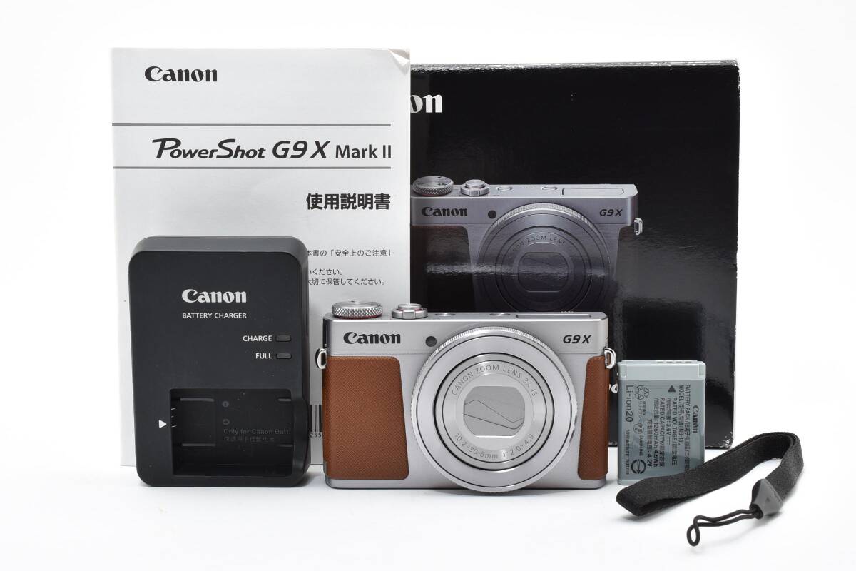 ☆新品同様☆ Canon PowerShot G9X Mark II 元箱付き キャノン パワーショット コンパクトデジタルカメラ