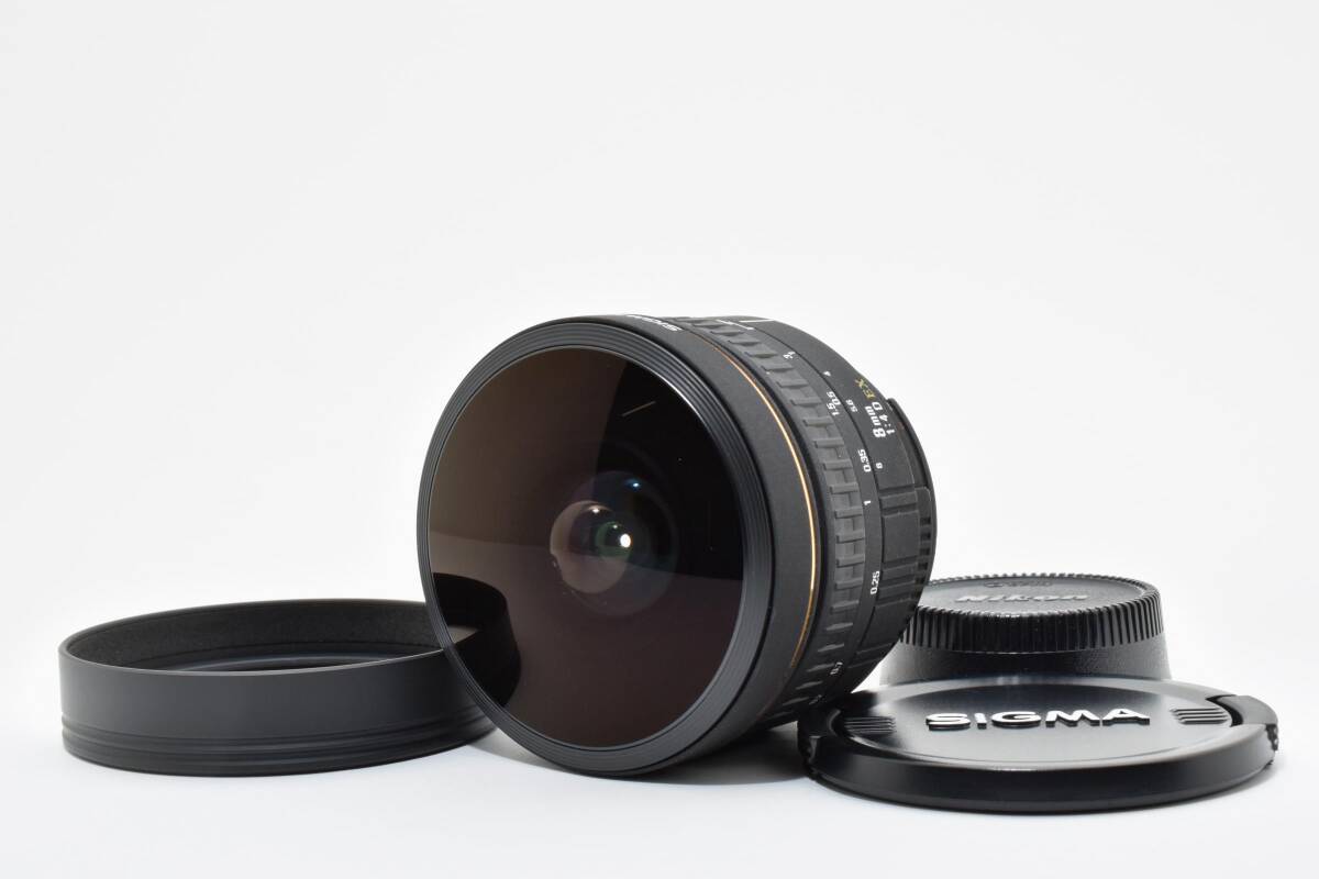 ★極上美品★ SIGMA シグマ 魚眼レンズ 8mm F4 D EX FISHEYE 180° Nikon ニコン Fマウント