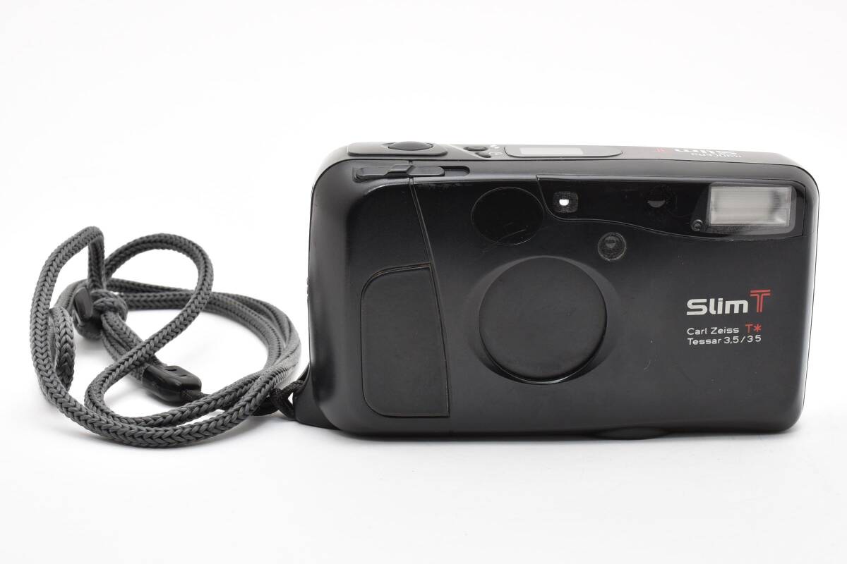 Kyocera Slim T Carl Zeiss T Tessar 35mm F3.5 京セラ スリムT ブラック カールツァイス コンパクトフィルムカメラ 現状品