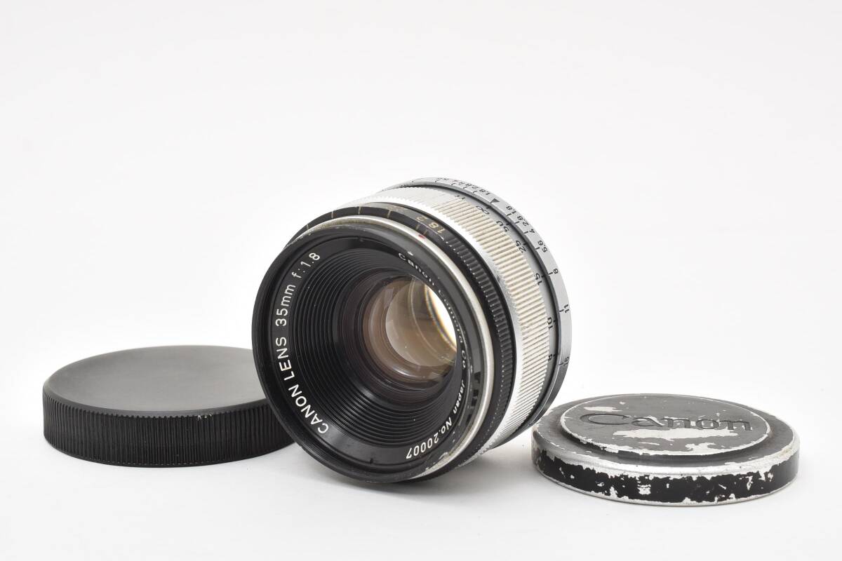 ★希少★ Canon キヤノン CANON LENS 35mm F1.8 L39 Lマウント LEICA 日本製 JAPAN CAMERA 単焦点レンズ