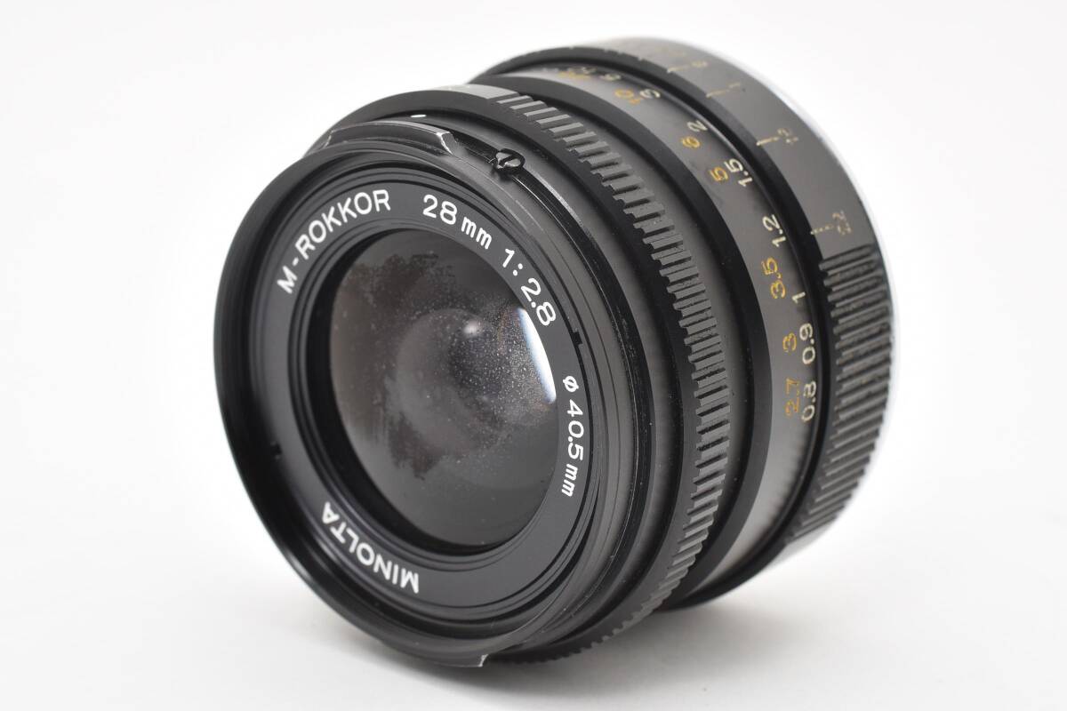 MINOLTA ミノルタ M-ROKKOR 28mm F2.8 Leica Mマウント 単焦点レンズ
