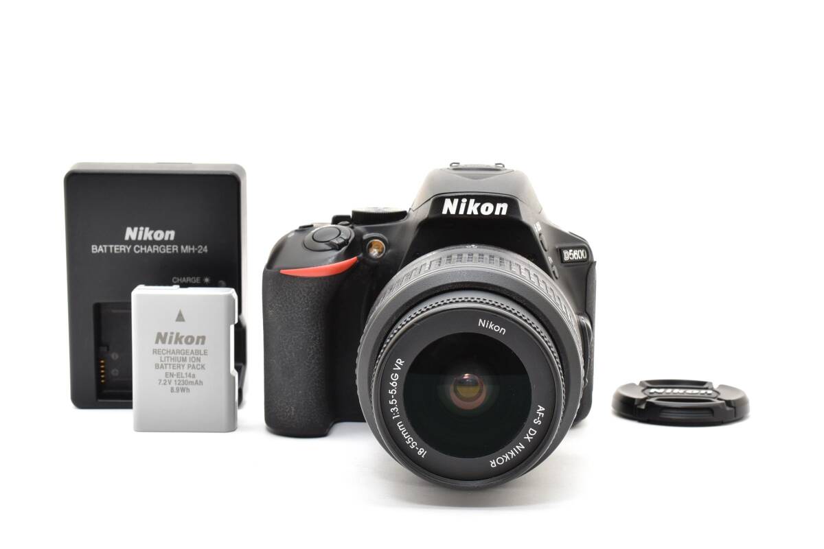 ★極上美品★ Nikon ニコン D5600 AF-S 18-55mm G VR 標準レンズキット 動作品