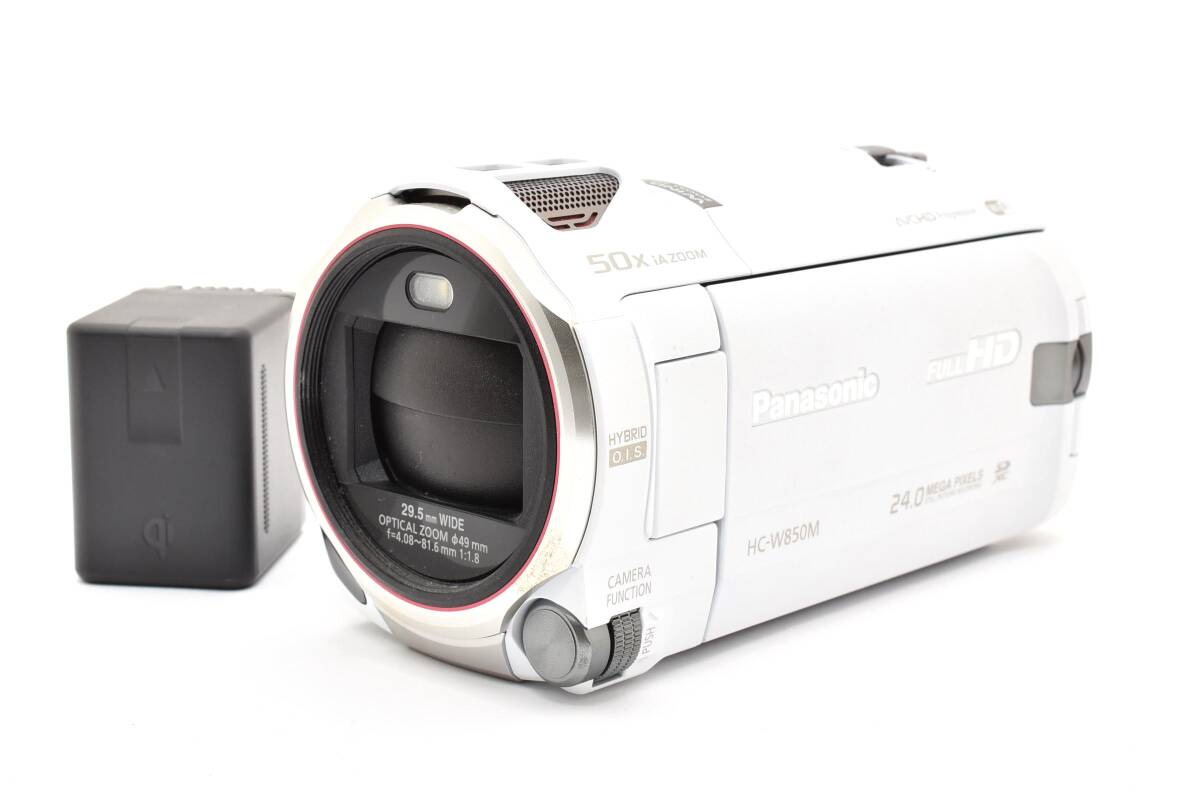 ★新品同様★ Panasonic パナソニック HC-W850M-W ホワイト デジタルビデオカメラ