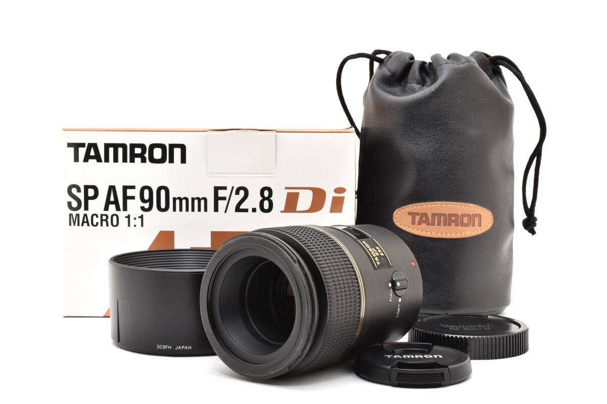 ★極上美品★ TAMRON タムロン SP AF 90mm F/2.8 Di MACRO 1:1 (272E) Canon キヤノン EFマウント用 元箱付き 完動品