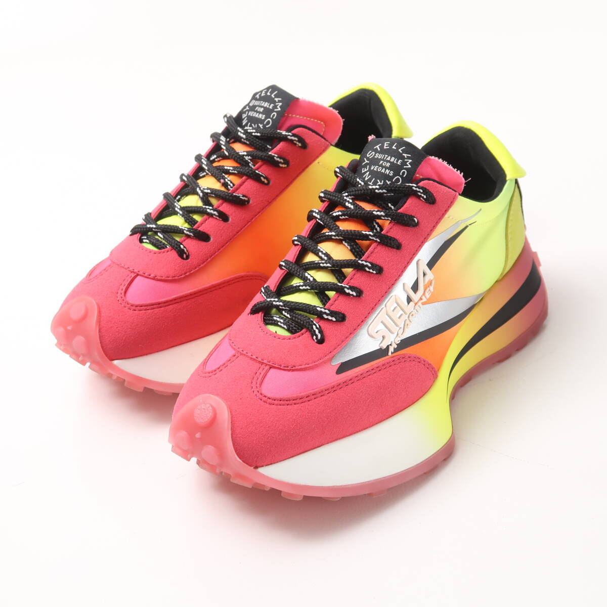 GT2040▽イタリア製 定価￥94,600 ステラ マッカートニー STELLA McCARTNEY レディース 35/22.5cm相当 厚底 スニーカー 靴