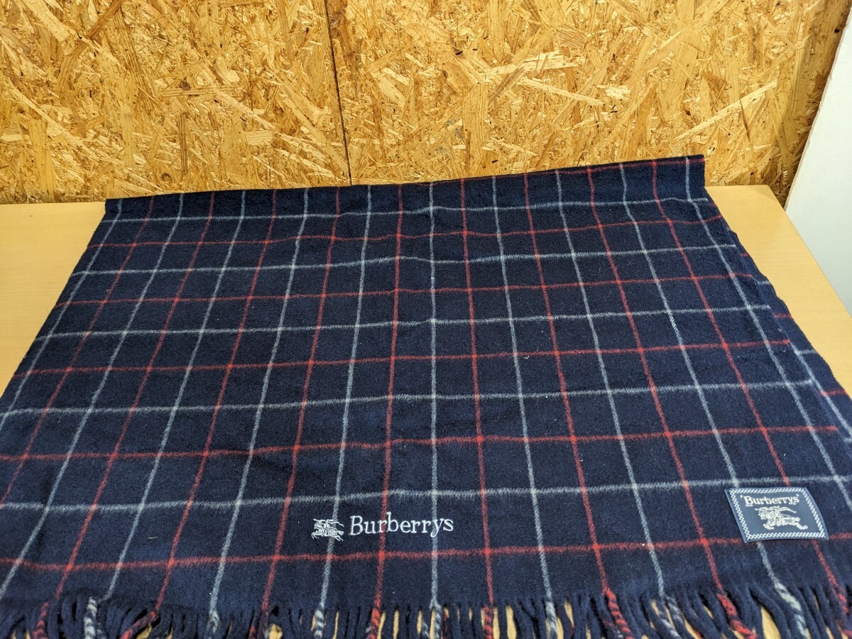 バーバリー　バーバリーズ　ブランケット　大判ストール　ひざ掛け　虫食い箇所有り　BURBERRY　BURBERRYS　バーバリーズ 80×130cm