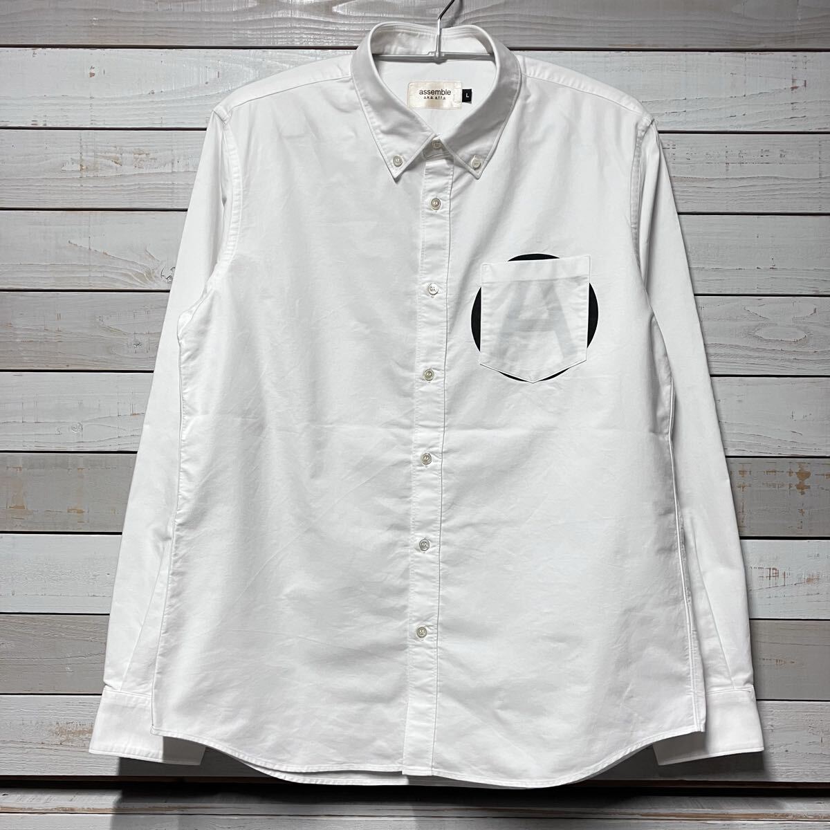 SIZE L AFFA UNDERCOVER FRAGMENT DESIGN WHITE SHIRT アンダーカバー フラグメント ホワイト シャツ