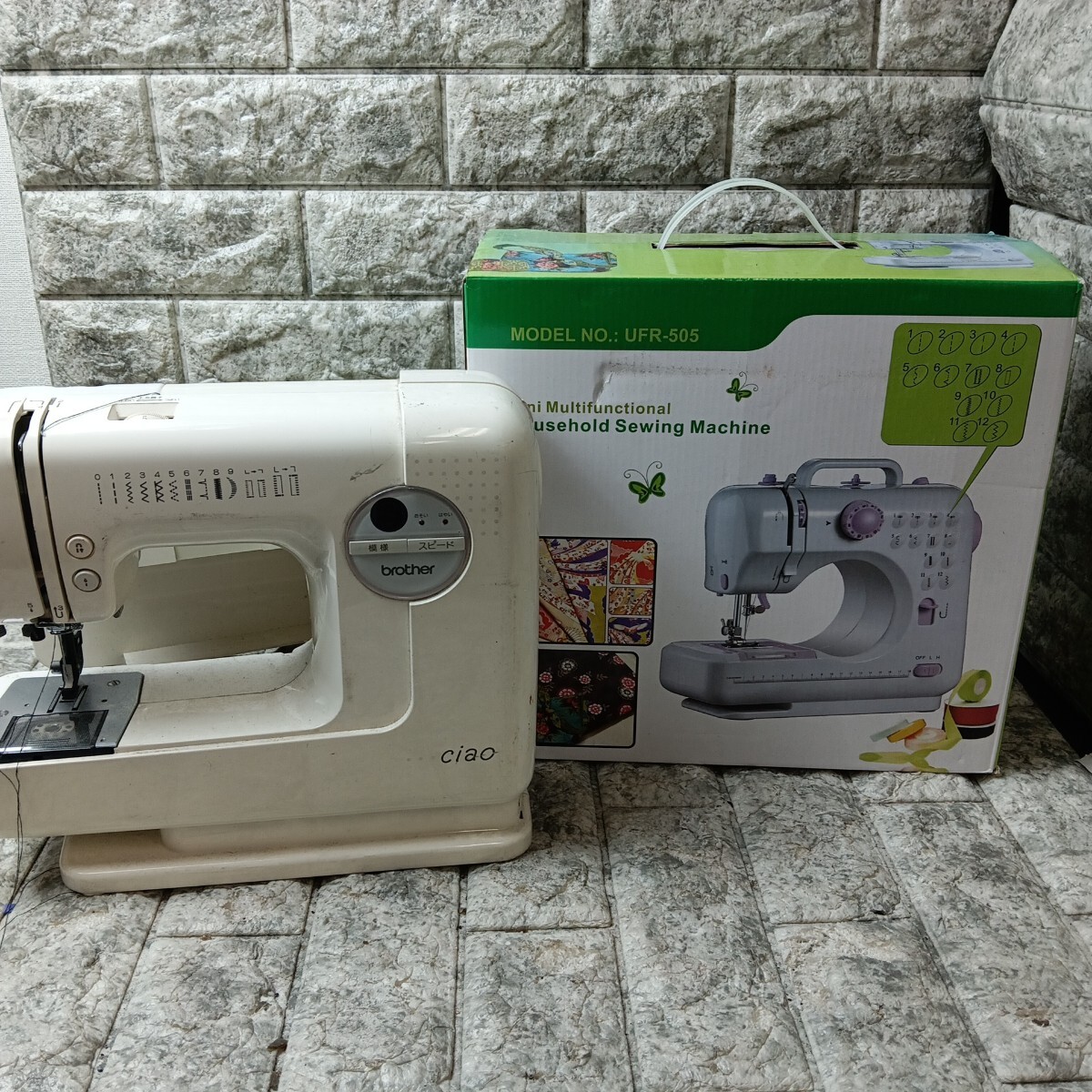 T04k1 コンパクト電動ミシン　　brother その他まとめ売り