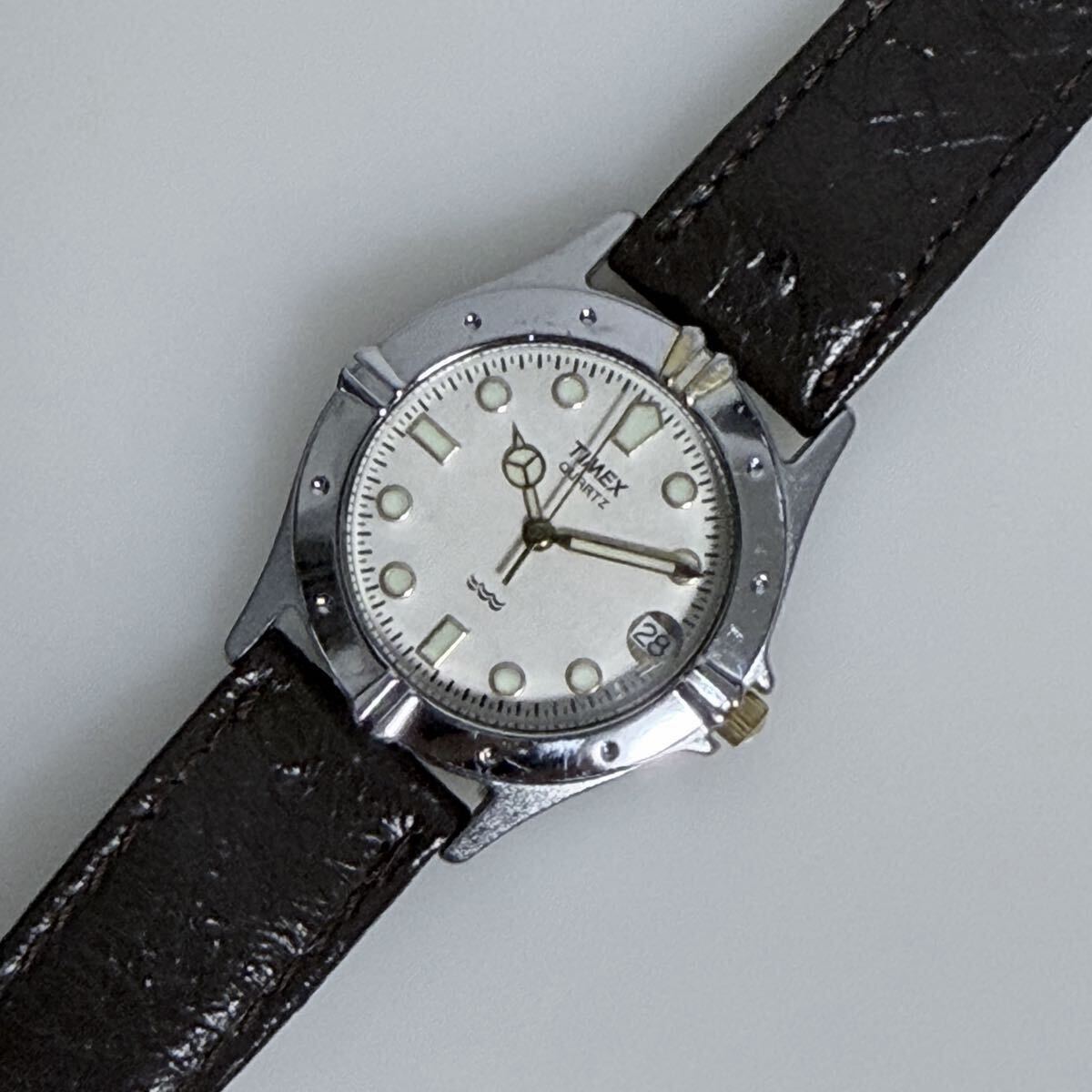 TIMEX タイメックス レディース腕時計 3針 デイト CR2016CELL