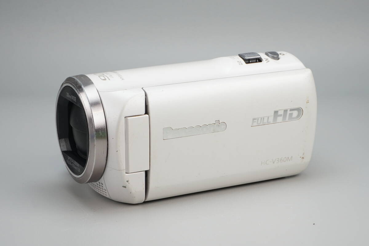 ★現状品★ Panasonic パナソニック HC-V360M ホワイト デジタルビデオカメラ