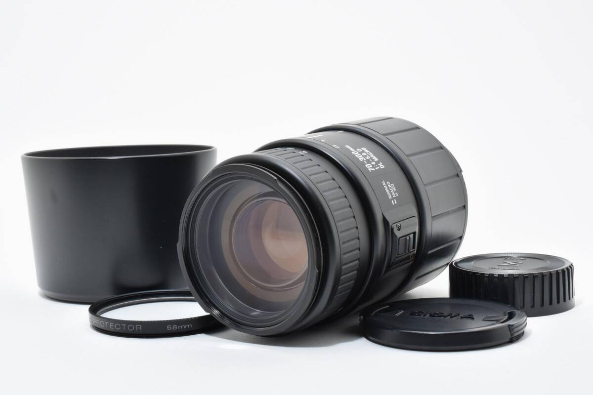 【1702】【美品】SIGMA 70-300mm F4-5.6D DL MACRO ニコン用