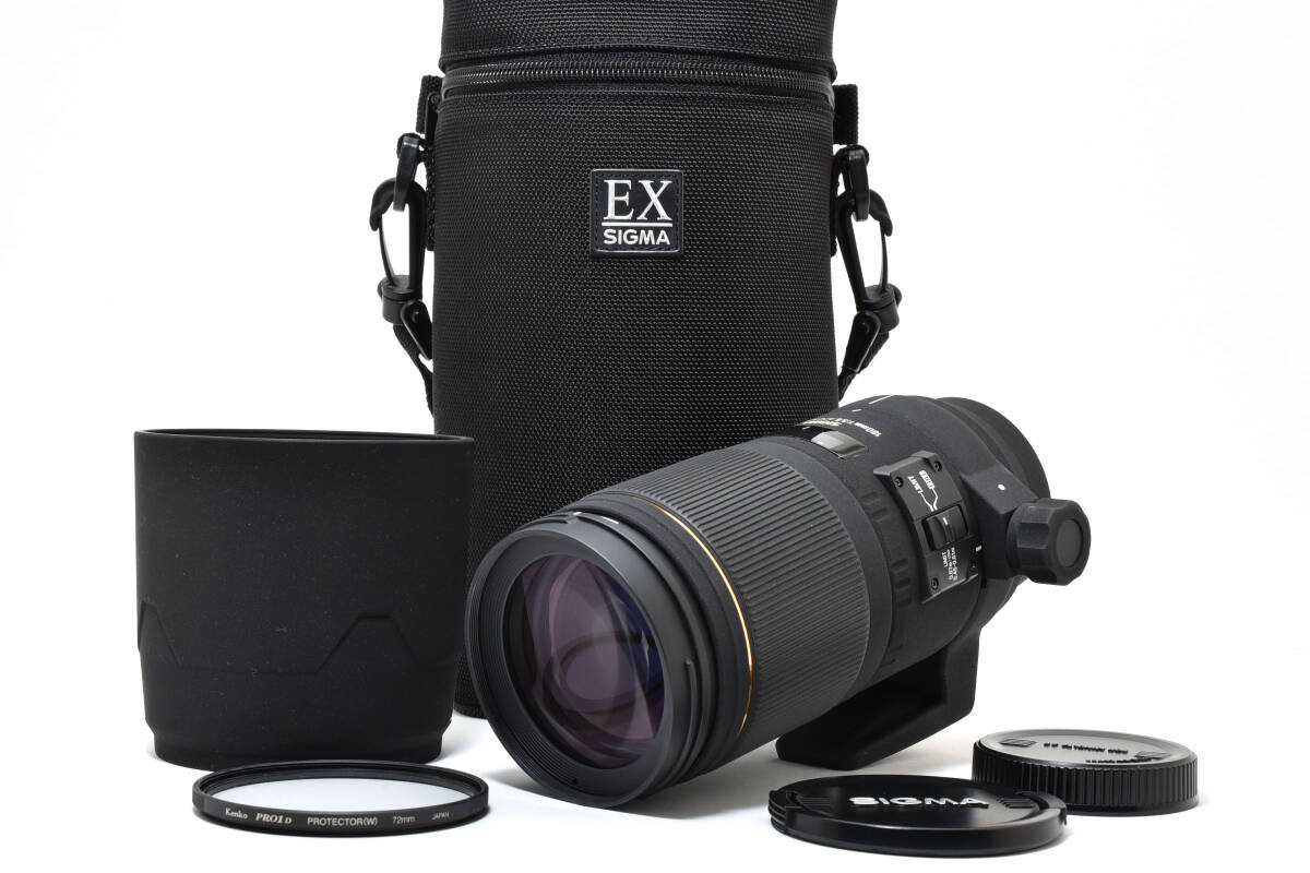 【1573】【美品】SIGMA 180mm F3.5 APO MACRO DG ミノルタ用 外観美品 フード・ケース付 動作良好