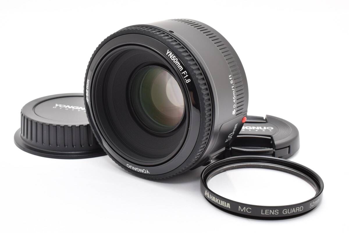 【1817】【美品】YONGNUO 50mm F1.8 キヤノンEFマウント