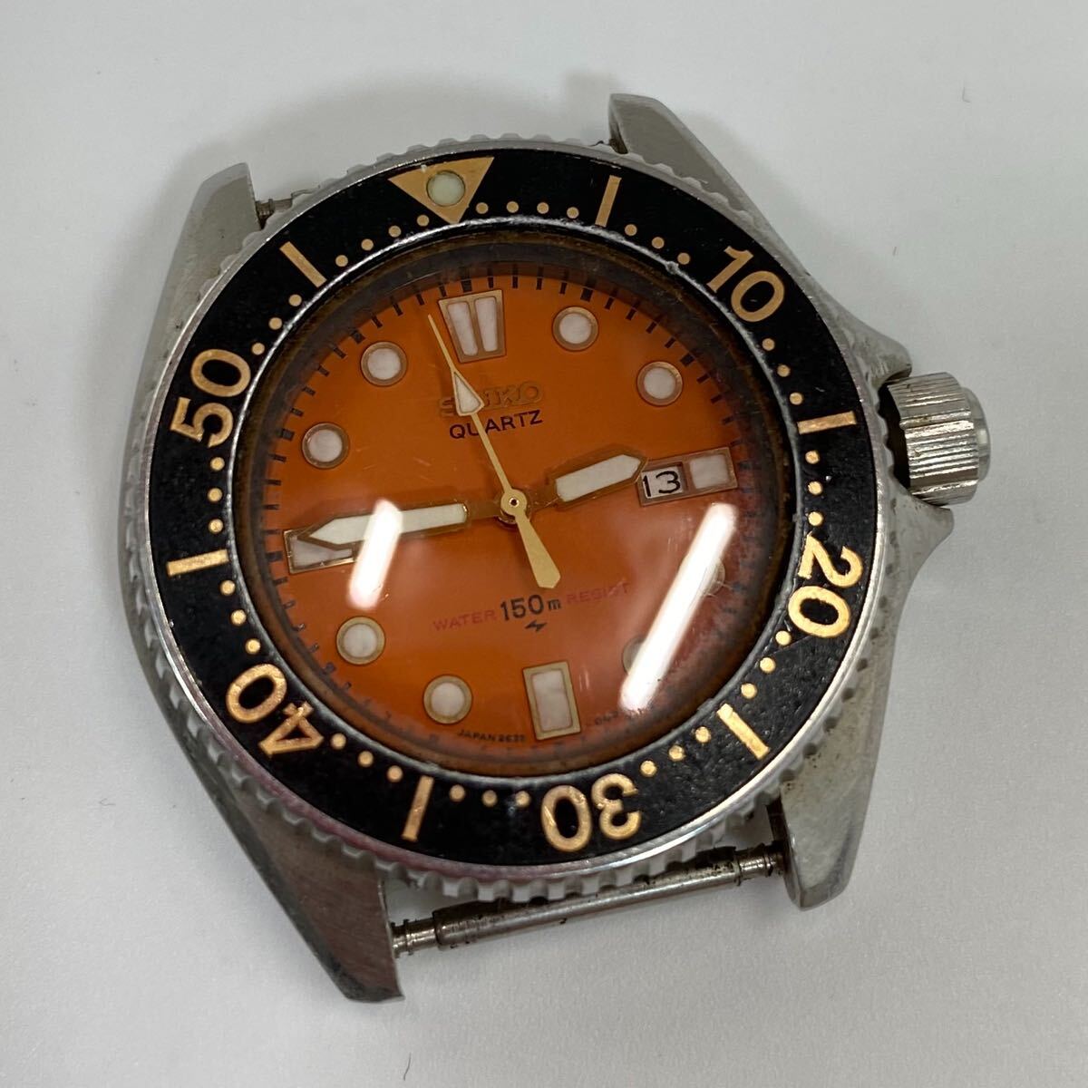 SEIKO セイコー オレンジ文字盤 ダイバー　ベルト無し 2625-0010 Y-03103