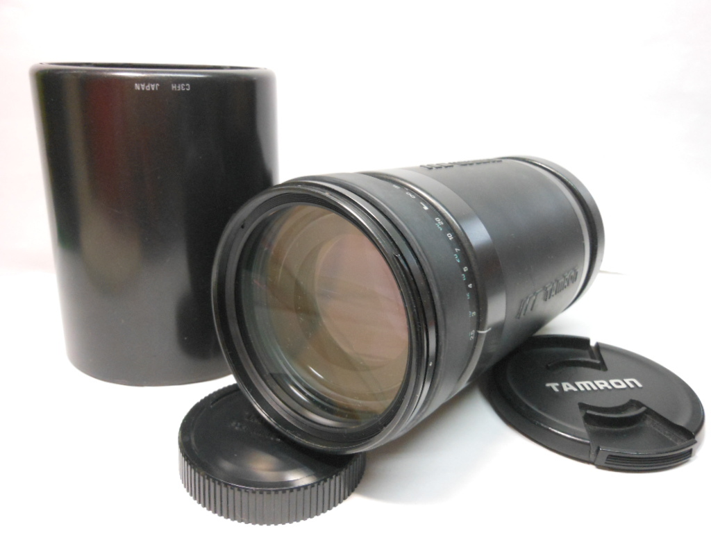 ☆希少美品級☆　タムロン　　ＴＡＭＲＯＮ　 ＡＦ 200-400mｍ Ｆ5.6 　ソニーミノルタ用 　75DM　SONY　即日発送 フード付