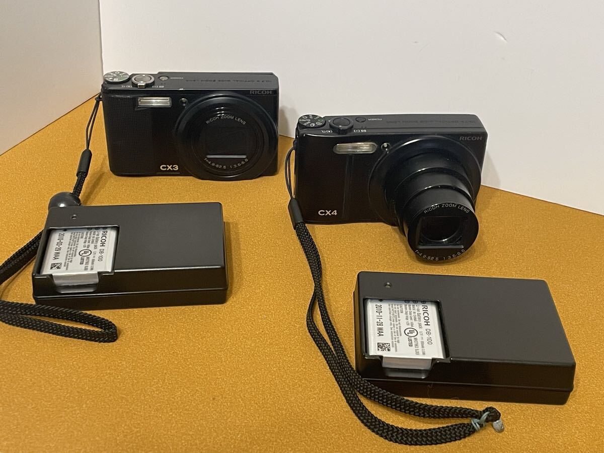【完全ジャンク】RICOH CX3 CX4 2台セット コンパクトデジタルカメラ リコー デジタルカメラ