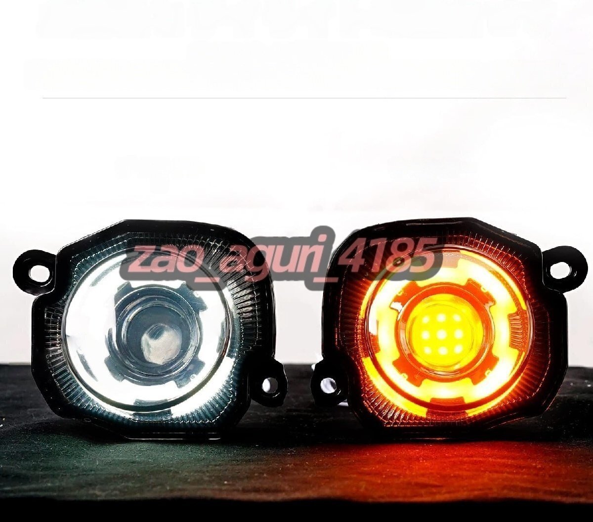 新型スズキジムニー LEDウィンカー ジムニーシエラJB64 JB74フロントランプ パーツ クリアウインカーレンズ高輝度 ディライト機能付き