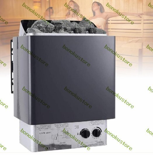 サウナヒーター、ホームサウナ、3-9kw 30～110℃過熱保護サーモスタットサウナヒーター、サウナストーブ220V-380V