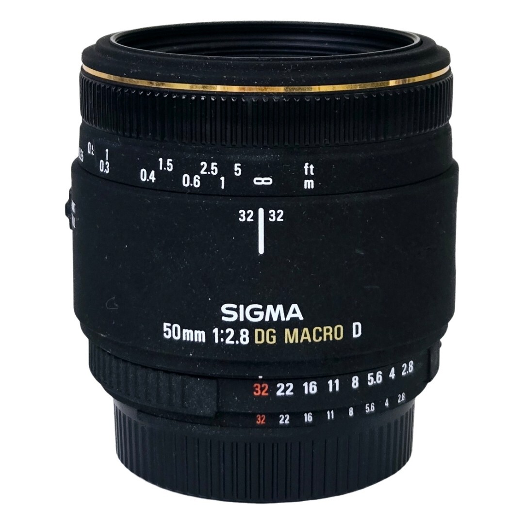 【美品】 SIGMA シグマ 50mm F2.8 DG EX MACRO D Nikon #21821