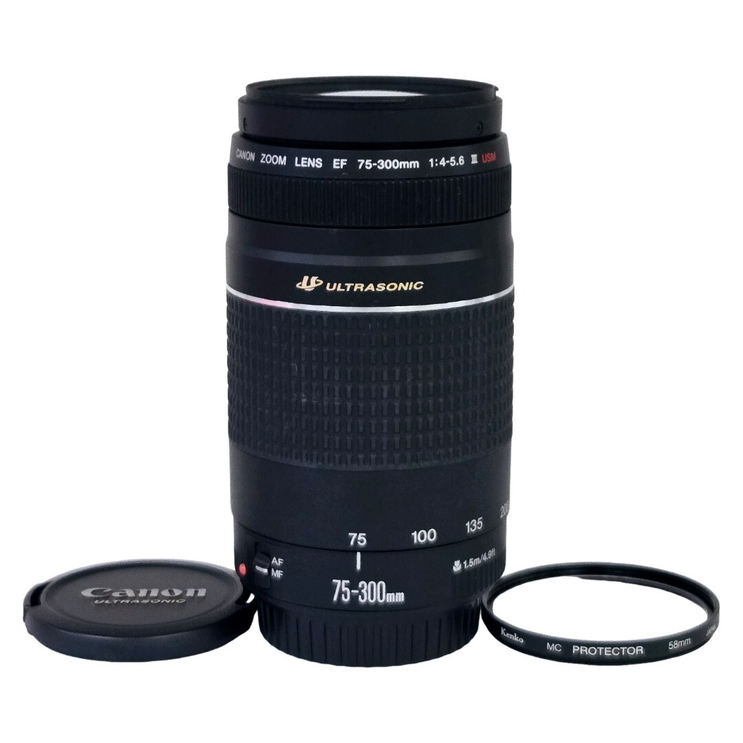 【良品】 CANON キャノン EF 75-300mm F3.5-5.6 III USM #21896