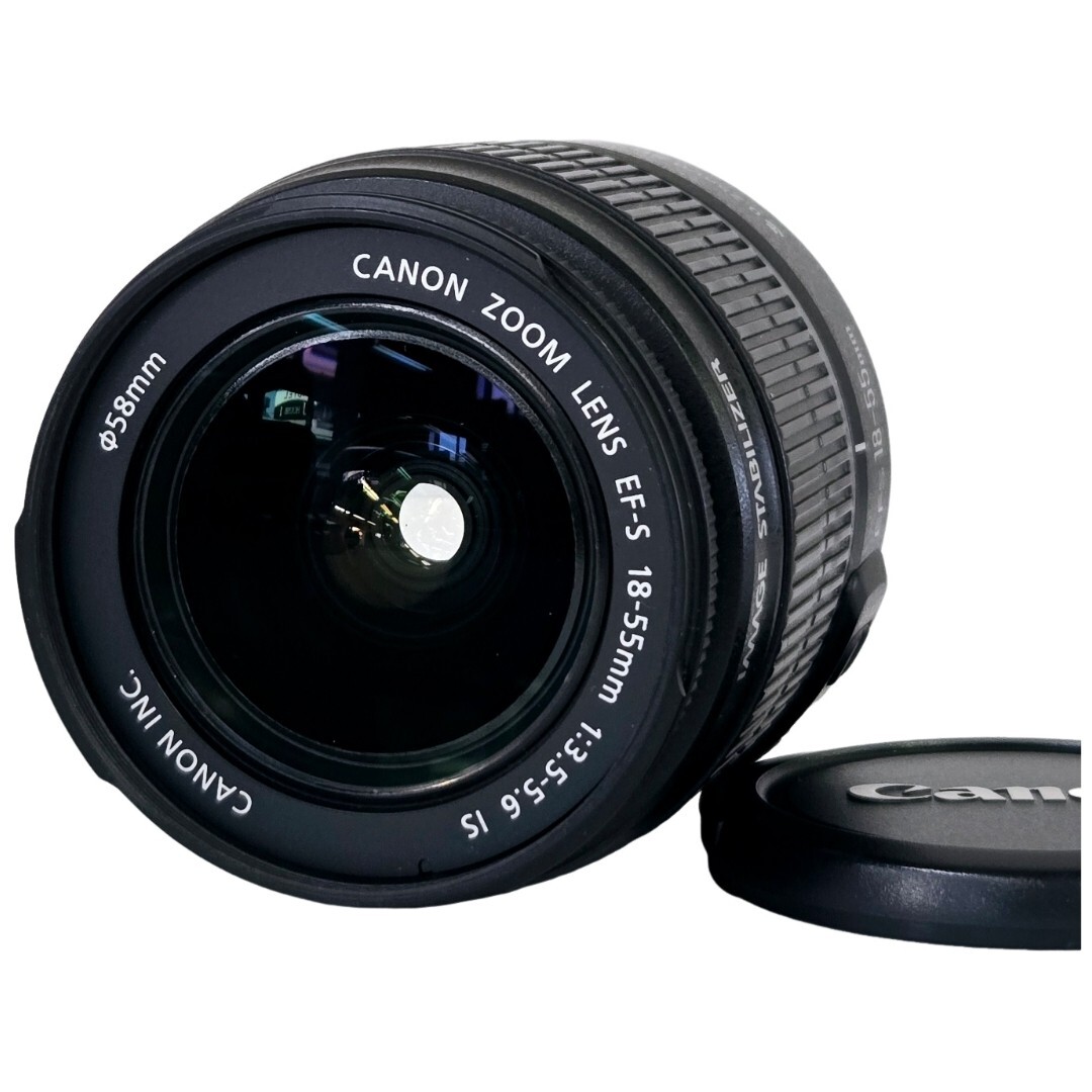【美品】 CANON キャノン EF-S 18-55mm F3.5-5.6 IS #21864