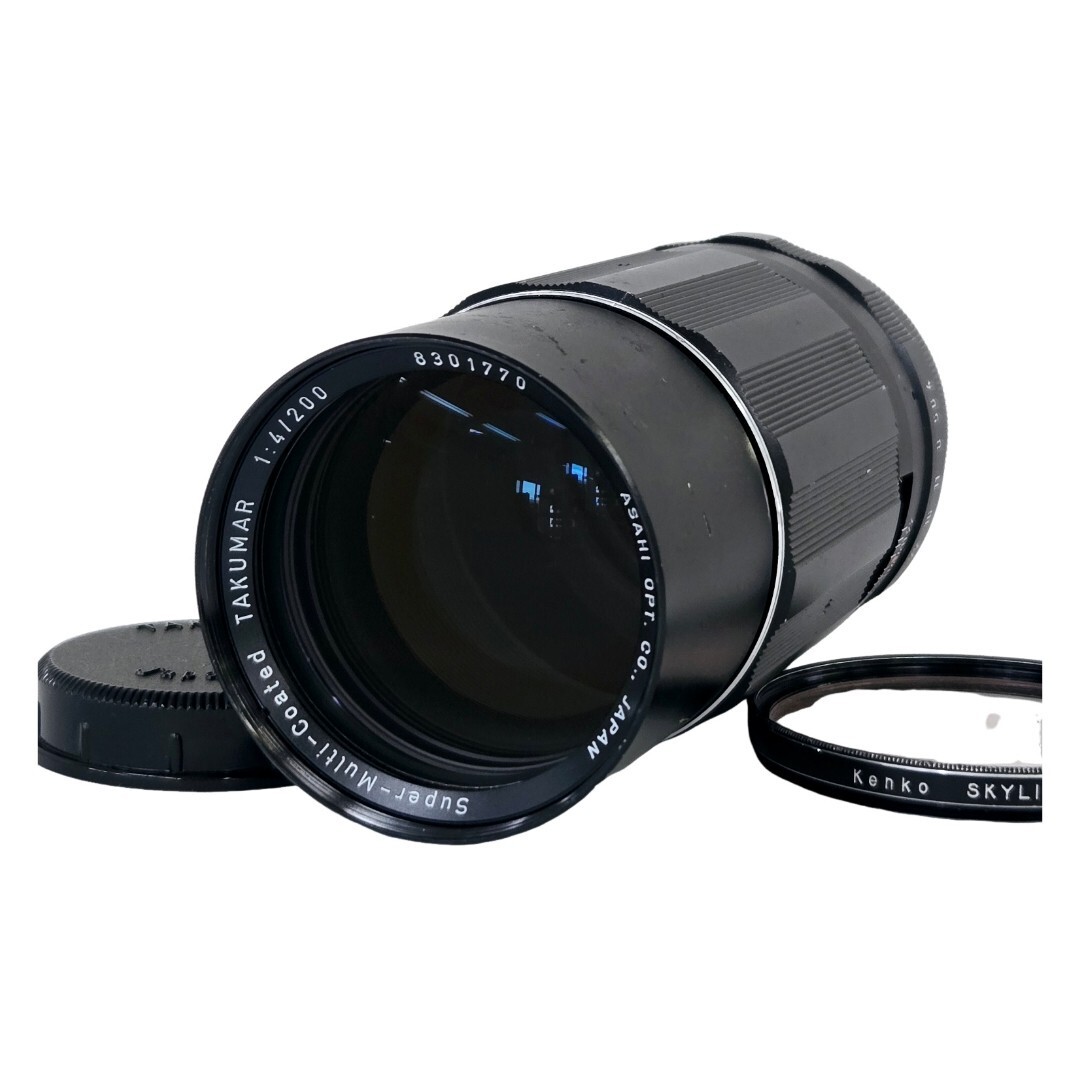 【美品】 PENTAX ペンタックス Super-Multi-Coated TAKUMAR 200mm F4 #22050