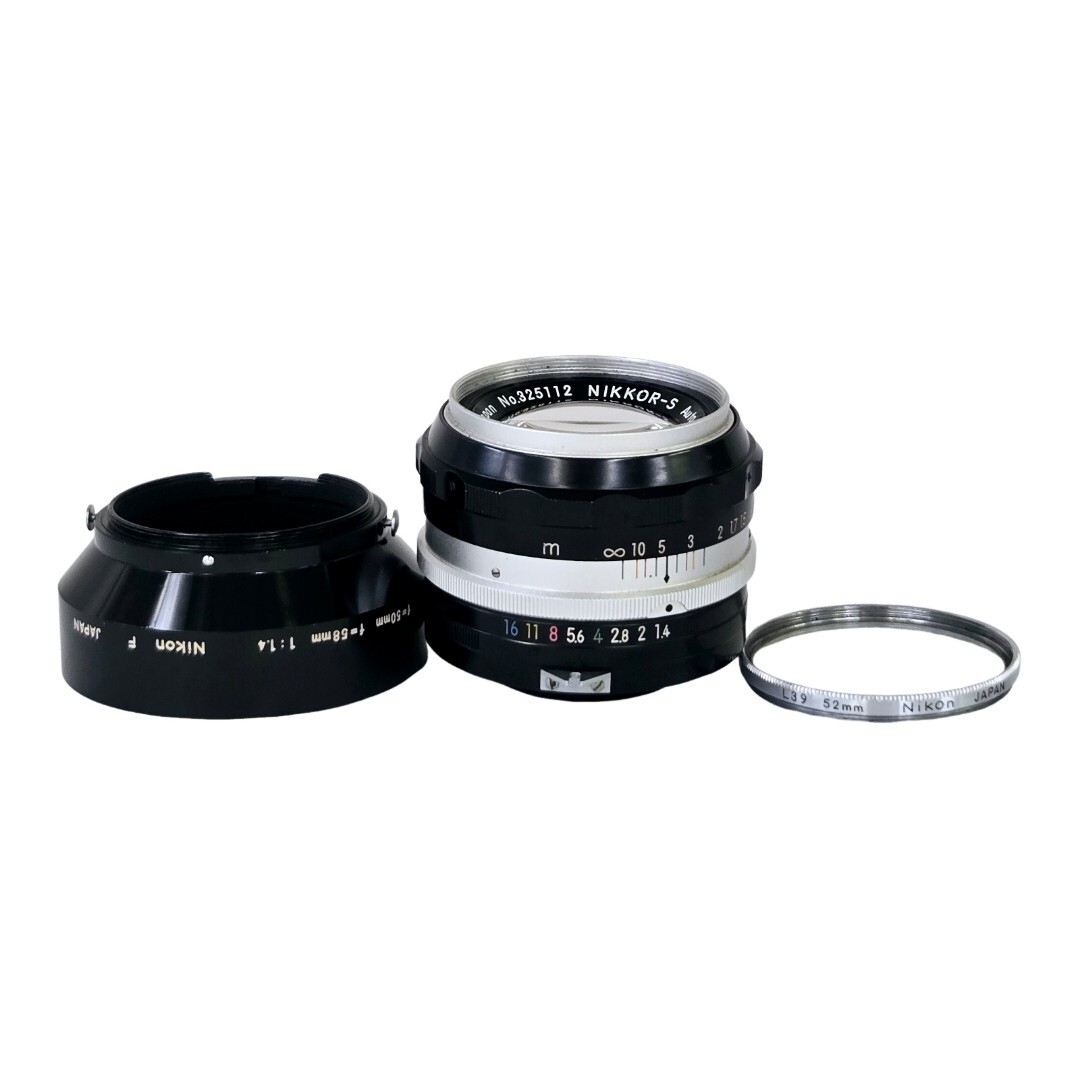 NIKON ニコン NIKKOR-S Auto 50mm F1.4 非Ai PAT.PEND. 刻印 #22001