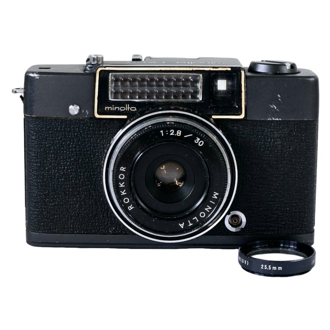 【良品】 MINOLTA ミノルタ repo ブラック ハーフカメラ フィルムカメラ #21991
