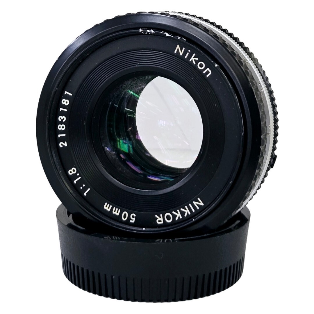 【良品】 NIKON ニコン Ai-S NIKKOR 50mm f1.8 パンケーキレンズ #21981
