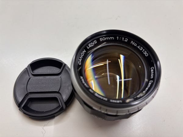 外観美品★ Canon L39 50mm f1.2 キャノン ライカマウント オールド レンズ クラシックカメラ 1円スタート