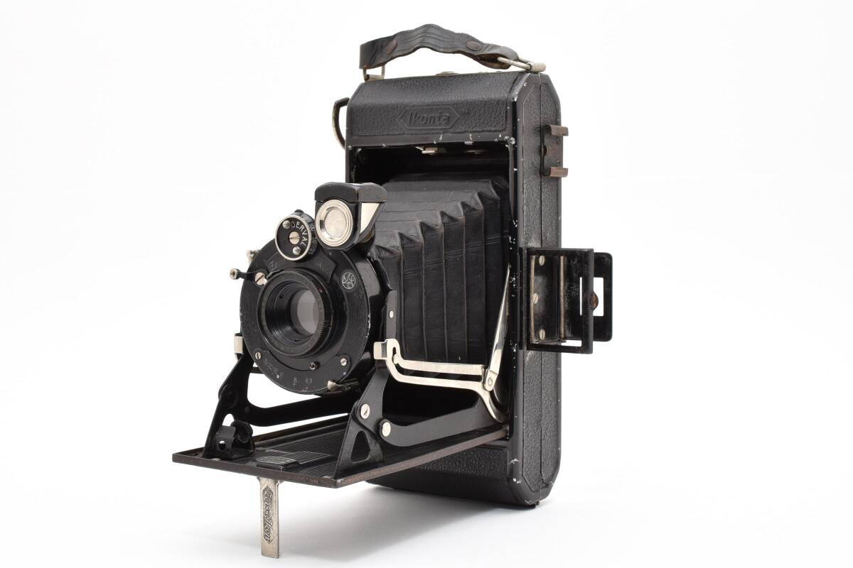 ★希少品★Zeiss Ikon ツァイスイコン Ikonta 520/2 イコンタ Novar Anastigmat 10.5cm F6.3 蛇腹カメラ シャッター全速OK★　#616