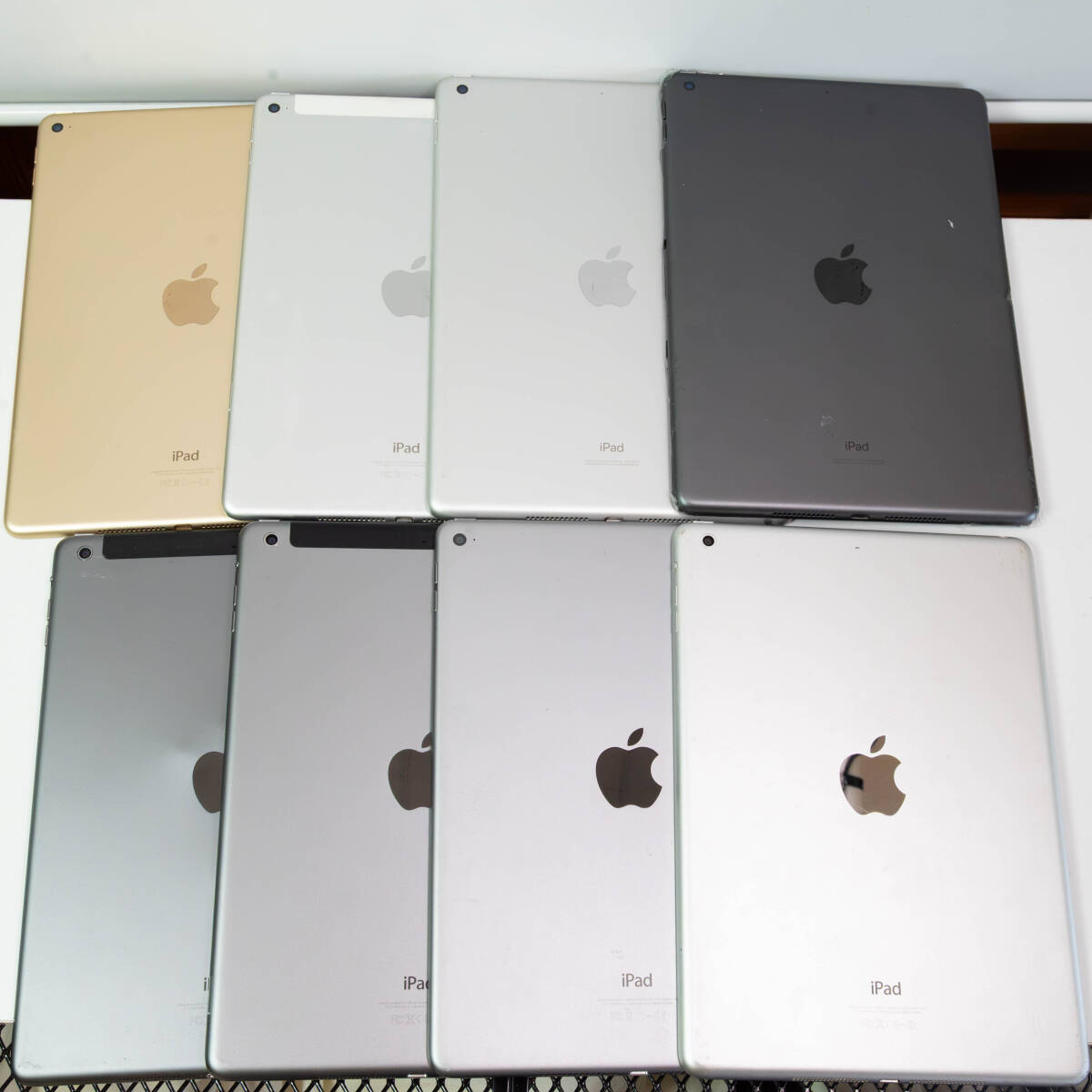 Apple iPad 第7世代 / Air 2 / Air 1 セット 8台まとめて アップル アイパッド WiFi Cellular タブレット ジャンク 本体 #ST-05474
