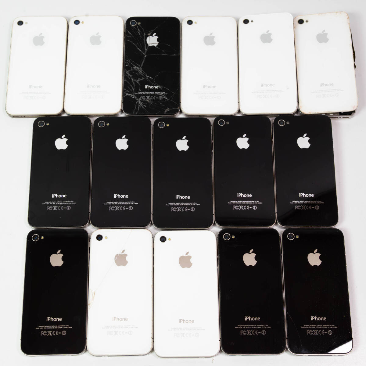 Apple iPhone 4s / 4 ジャンク 16台セット まとめて スマホ スマートフォン アップル アイフォン A1387 A1332 携帯電話 本体 #ST-05477