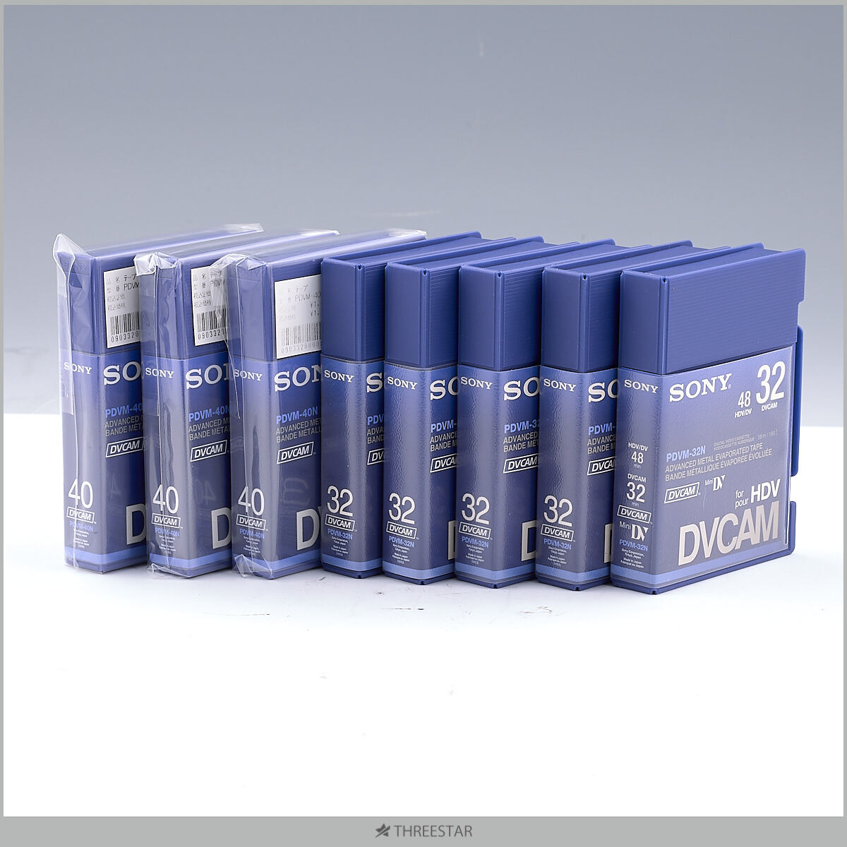 SONY DVCAMテープ PDVM-40N/PDVM-32N ソニー 合計 8本セット 撮影用 ビデオテープ 未使用品