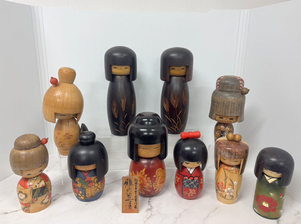 ●創作こけし 伝統こけし 卯三郎 など 内閣総理大臣賞 宮下はじめ こけしまとめ 伝統工芸 おかっぱ●