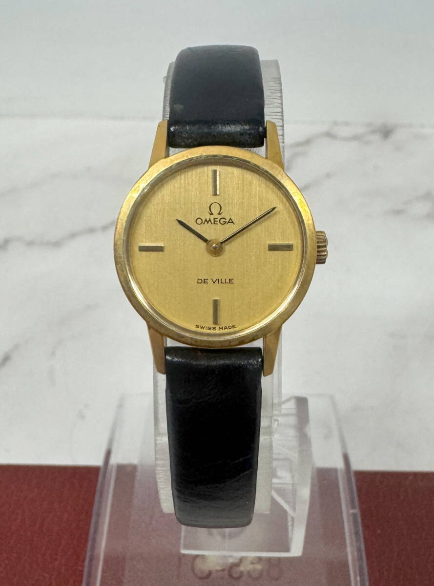 ◆OMEGA オメガ Deville デビル レディース腕時計 デヴィル SWISS MADE 不動 箱付◆