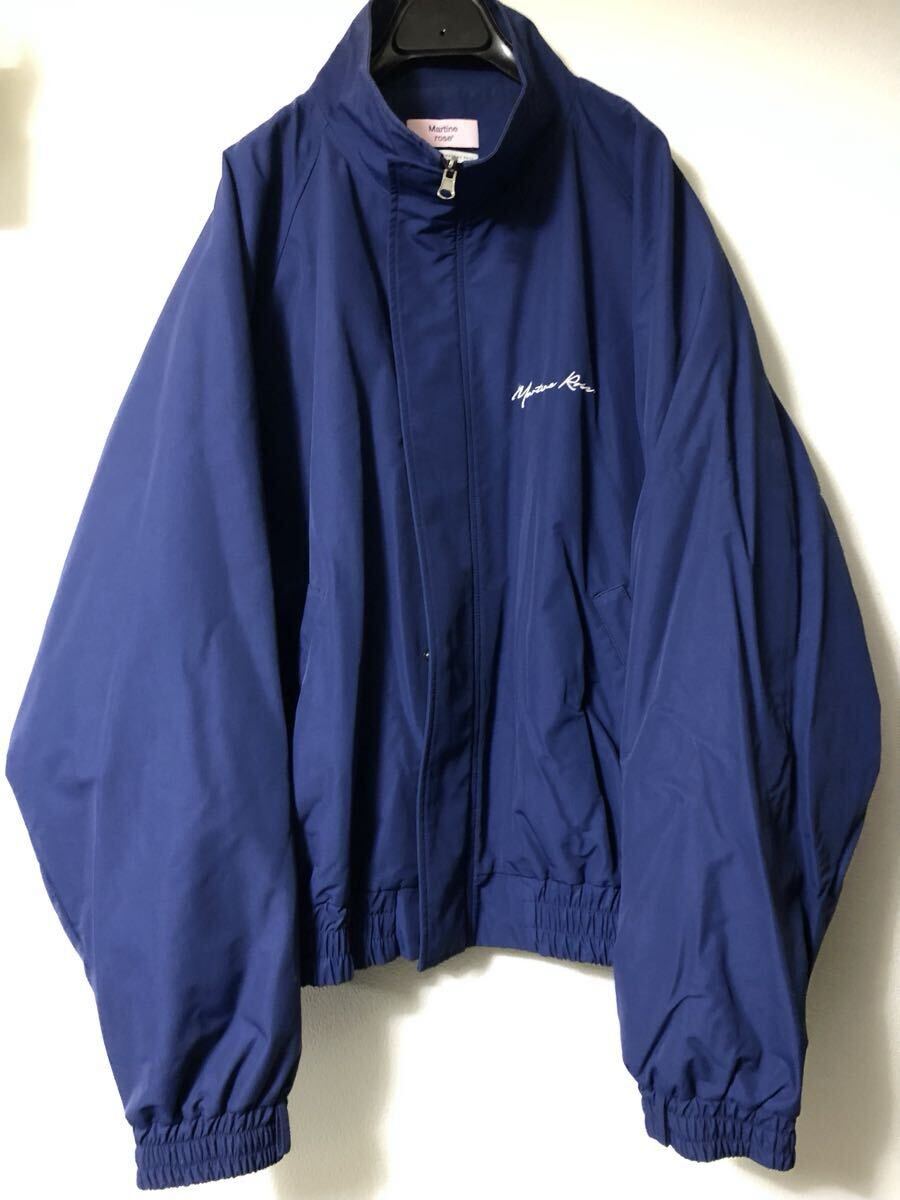 Martine Rose 21AW イタリア製 Two in One Coat 裏フリース ドリズラージャケット ナイロン オーバーサイズ ロゴ フルジップ