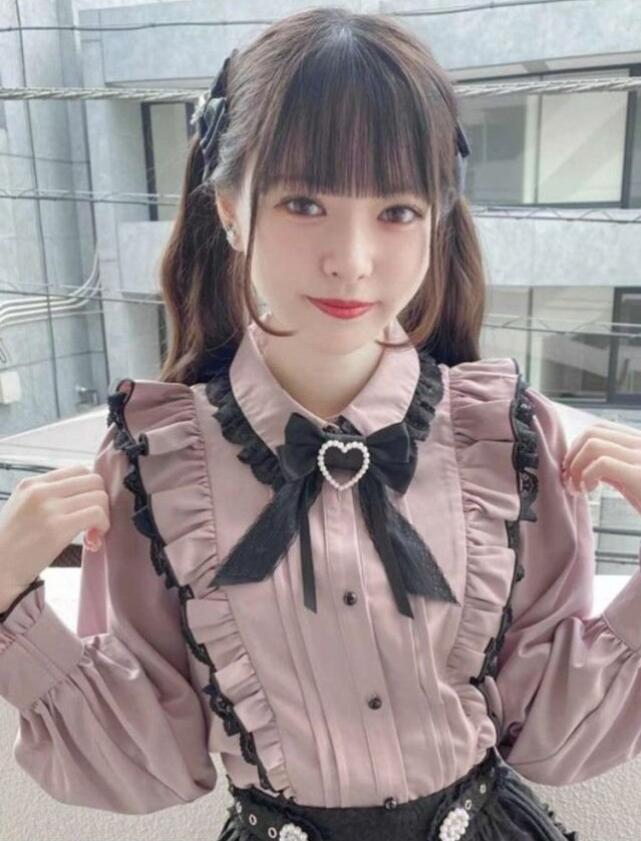新入荷レディース ブラウス シャツ ピンク リボン 量産 地雷系 韓国 ロリータブラウス レディース 長 袖 春夏秋 ブラウス XL