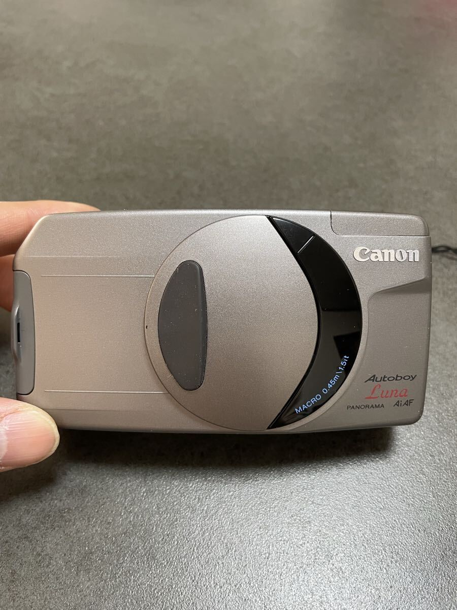 1円スタート！Canon Autoboy Luna コンパクトカメラ ストラップ付属 キャノン オートボーイ ルナ フィルムカメラ
