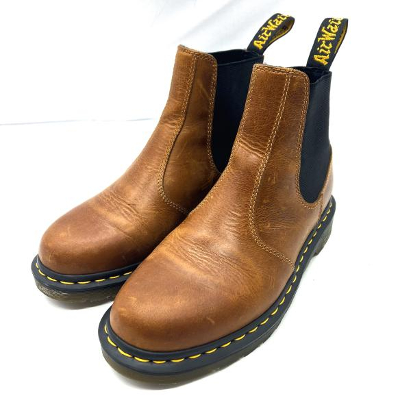 【中古】Dr.Martens HARDY サイドゴアブーツ UK7 ブラウン ドクターマーチン チェルシーブーツ[240019518408]