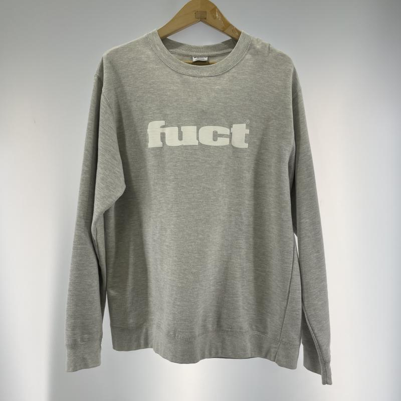 【中古】FUCT ロンハーマン別注 スウェット サイズL グレー 3720900224 ファクト[240019525860]