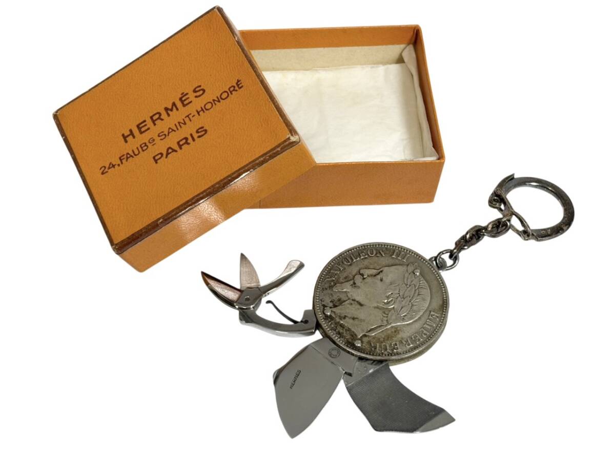 【超希少】エルメス コインナイフ マルチツール エロア・ペルネ社製造 HERMES ELOI PERNET Vintage Coin Knife シルバーコイン