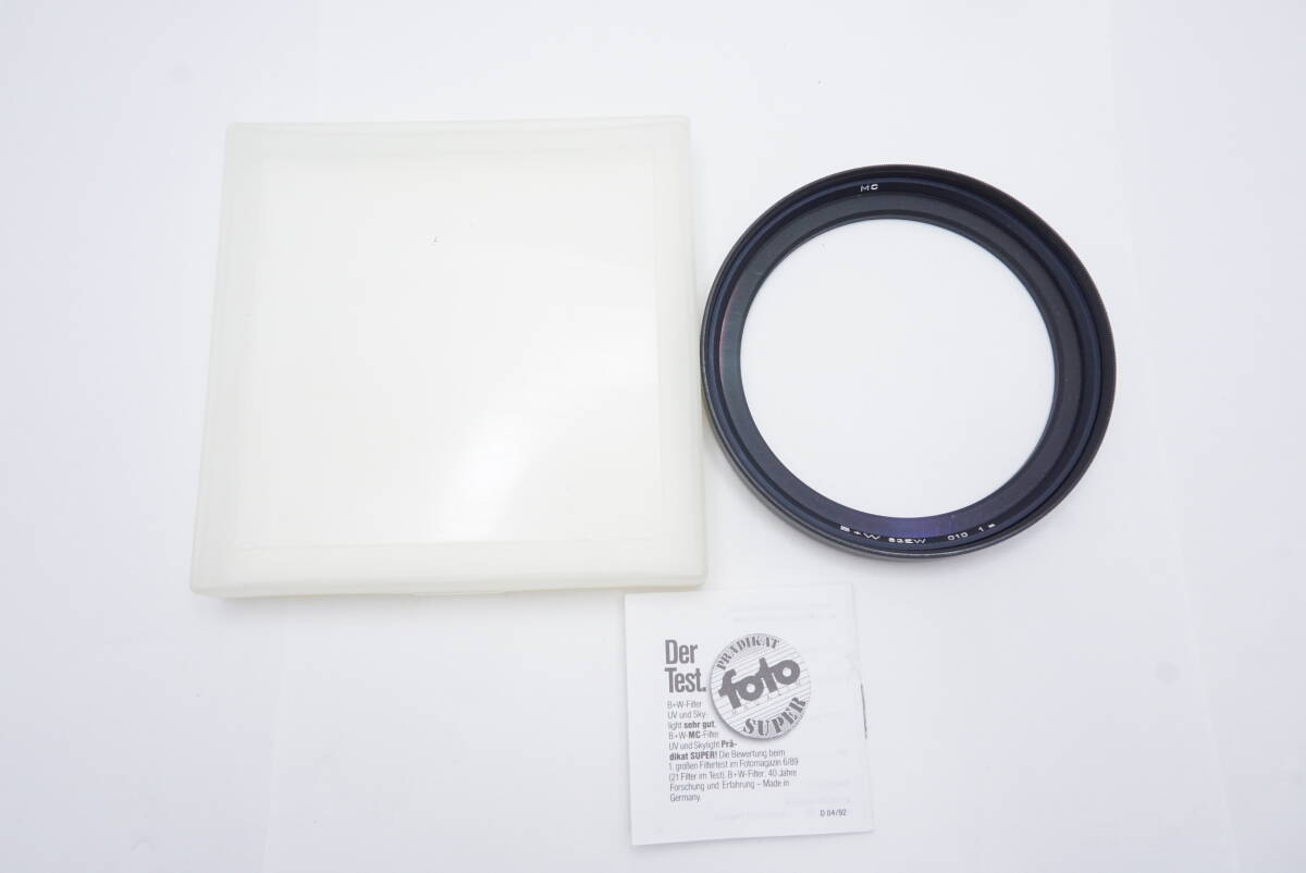 ○Ｂ+Ｗビープラスダブリュー82EW 010 1× MCフィルター（ケース付）
