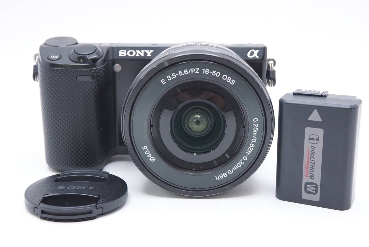 ▽SONY ソニー α / E3.5‐5.6 PZ 16-50 OSS (レンズキャップ・バッテリー付)