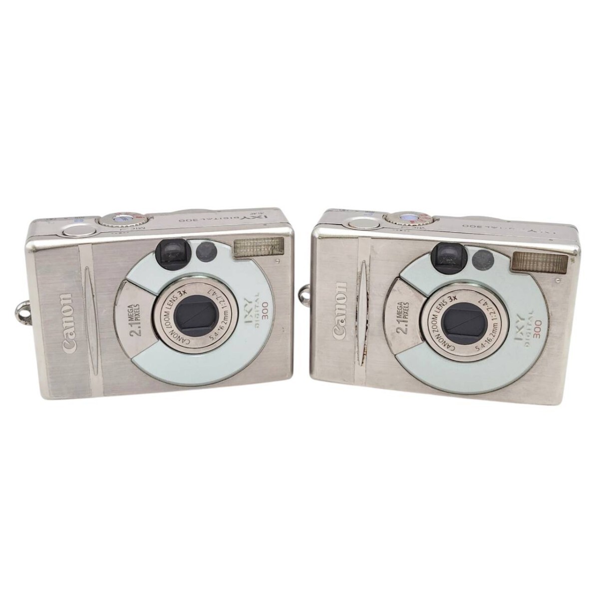 S-05437 キヤノン カメラ2点セット Canon IXY DIGITAL 300 PC1008 デジカメ デジタルカメラ コンデジ 動作未確認 現状品 難あり 035